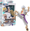 Anime Heroes Luffy Gear 5 Action Figure - 17cm Articulated Figure with Extra Accessories - Perfect Gift for One Piece Fans!