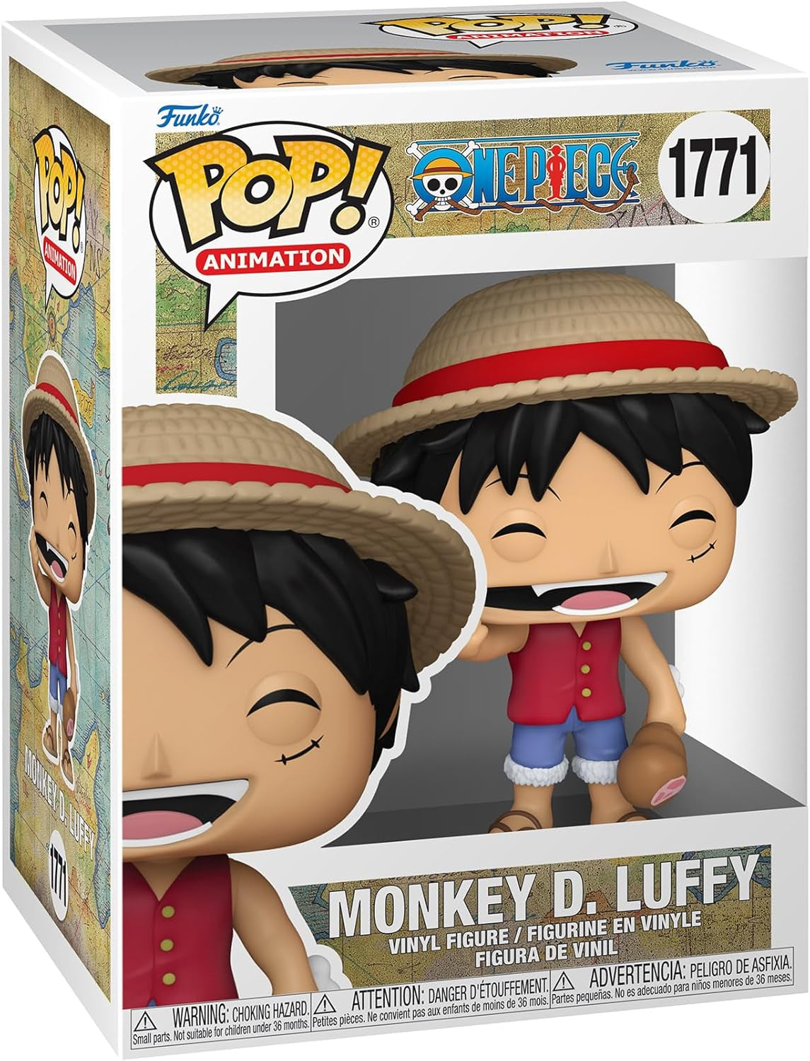 One Piece Luffy POP! Vinyl Figure - Official Collectible - Perfect Gift for Kids & Adults - Ideal for Display and Collectors