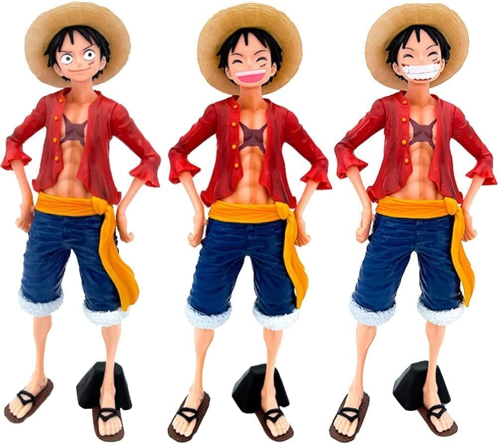 One Piece Luffy Anime Action Figure - 28cm PVC Collectible Model Statue for Home Decor & Kids' Gifts