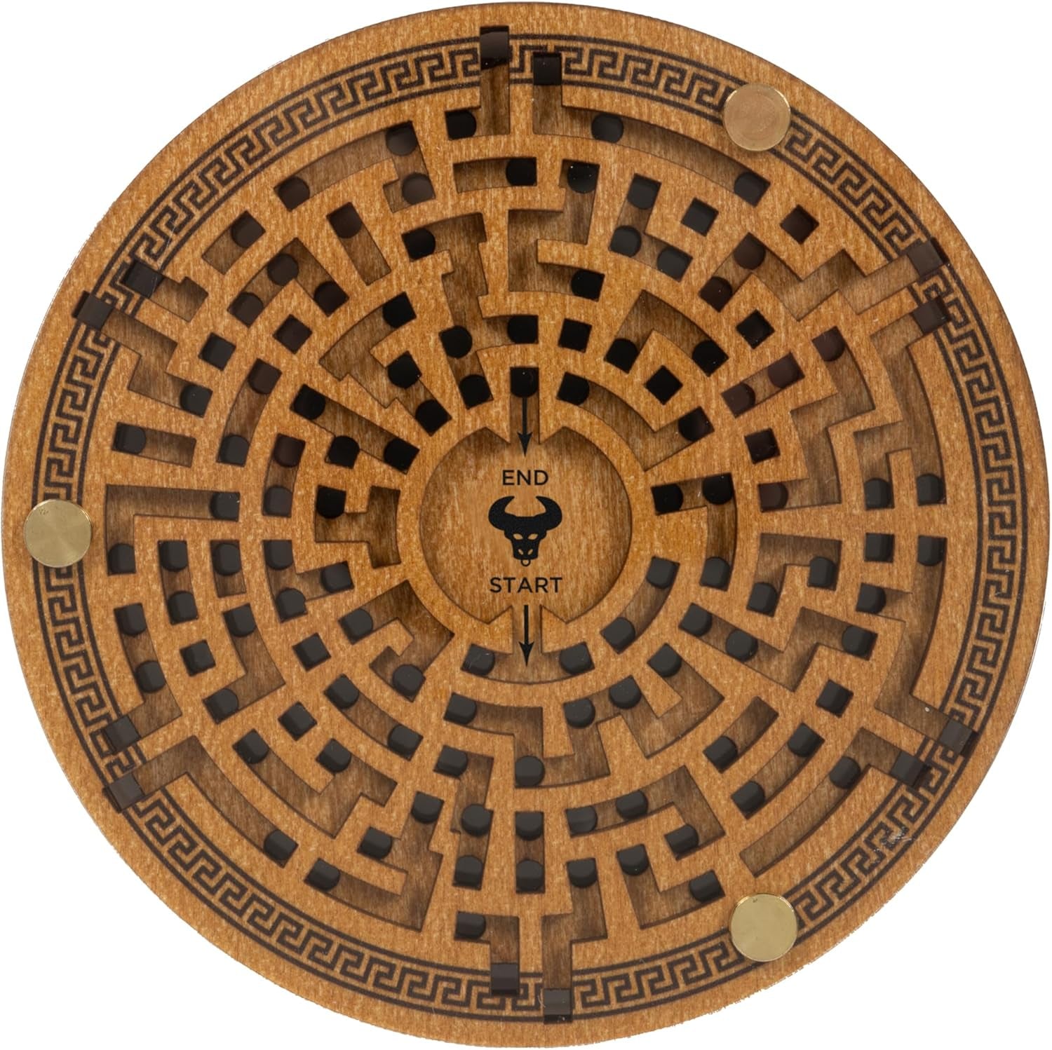 Engaging Myths & Legends Theseus and the Minotaur Wooden Puzzle | Challenging Labyrinth Brainteaser for Adults & Teens