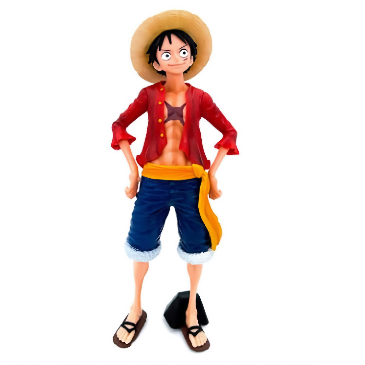 One Piece Luffy Anime Action Figure - 28cm PVC Collectible Model Statue for Home Decor & Kids' Gifts