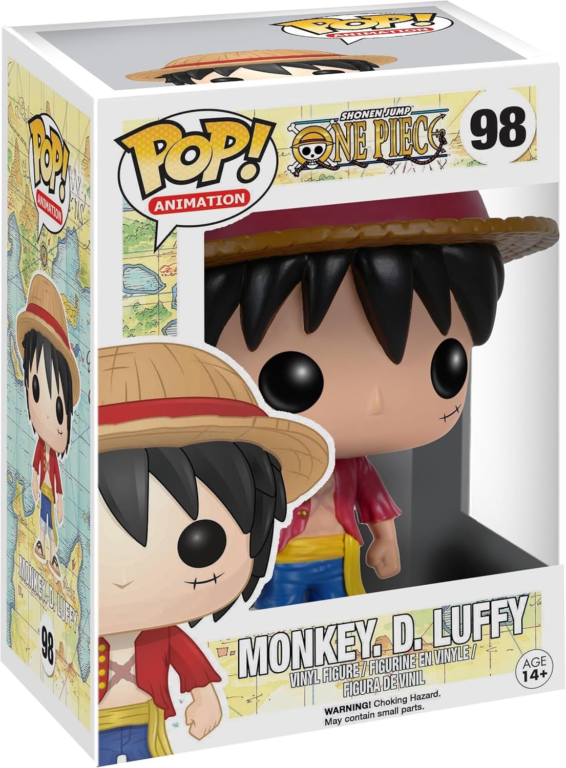 POP! Animation One Piece Monkey D. Luffy Collectible Vinyl Figure - Perfect Gift for Anime Fans and Collectors!