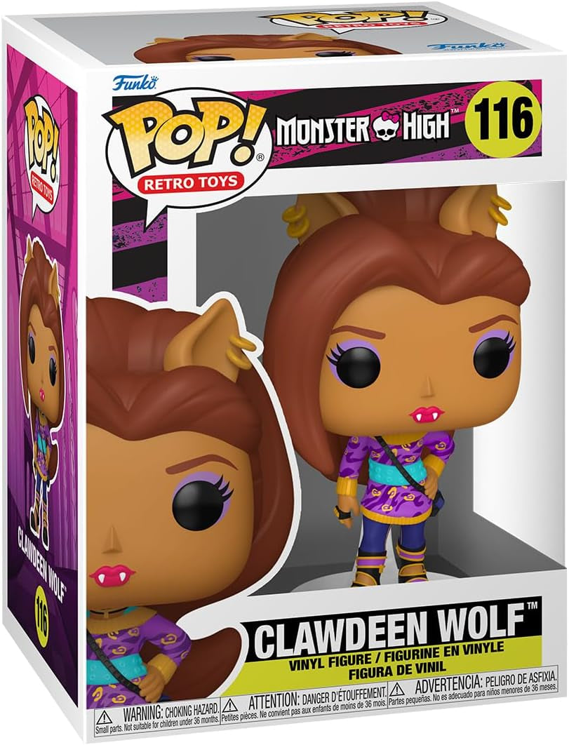 Clawdeen Wolf POP! Vinyl Figure - Must-Have Collectible for Monster High Fans & Collectors! Perfect Gift for Kids & Adults!