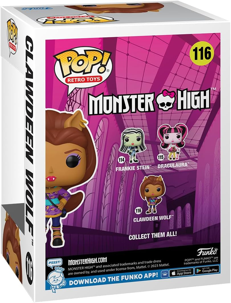 Clawdeen Wolf POP! Vinyl Figure - Must-Have Collectible for Monster High Fans & Collectors! Perfect Gift for Kids & Adults!